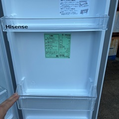 美品！高年式！格安！早い者勝ち！しっかり冷えます！2024年式ハイセンス2ドア冷蔵庫の画像