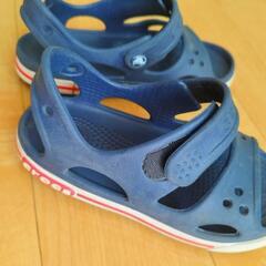 crocs　クロックス　サンダル　キッズ　C11　18㎝の画像
