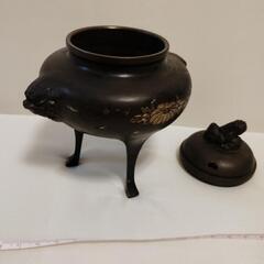 手に乗るサイズ　香炉　バジュラ　法具　仏具　中古品の画像
