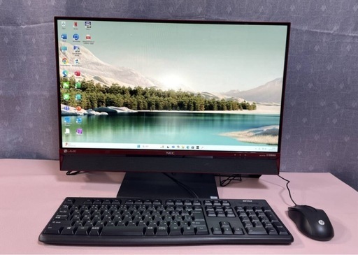7076☆NEC製LAVIE 液晶一体型PC DA770DAR☆6世代Core i7☆新品