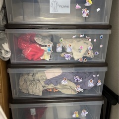 プラスチック・衣類収納ケース　の画像