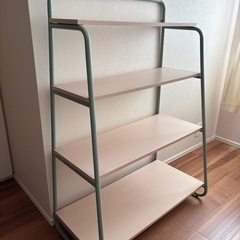 子供部屋収納　棚　レトロ　二つセット　の画像