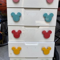 （複数お話し中）プラスチック収納　ミッキーマウスの画像