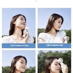 新品　冷却プレート付き　ハンディファン　の画像