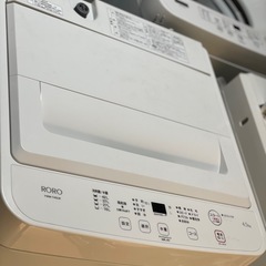 送料・設置込み可　洗濯機　4.5kg ヤマダ　2024年【分解クリーニング済み】の画像