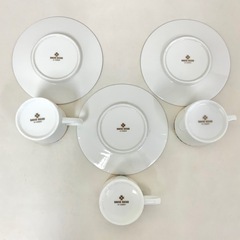 【美品】 DAVID HICKS コーヒーカップ&ソーサー 三客 ロンドンの画像