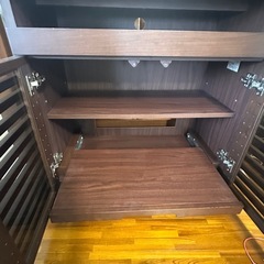 【購入価格5万】収納家具　電話機やプリンター収納の画像