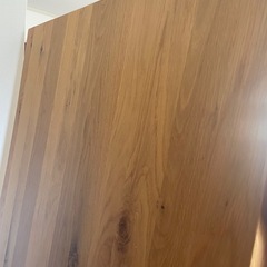 	【おしゃれ無垢風】ダイニングテーブル180cm／アイアン脚／25日まで引取希望の画像