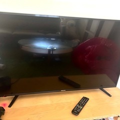 📺【7/27まで】Hisense 43インチテレビ／2019年製の画像