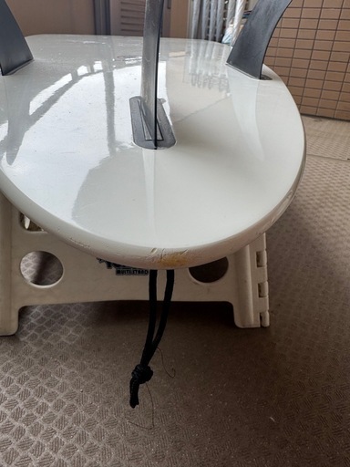 早い者勝ち！サーフボード！デッキパッド＆フィン付き！リーシュ2個！全部込