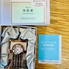新品未使用　元値27,500円　銀座和光　時計　伊勢丹新宿　WAKOクロック〈MYS067／時計塔〉の画像