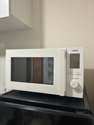 TWINBIRD センサー付フラット電子レンジ DR-F281 (おむおむ