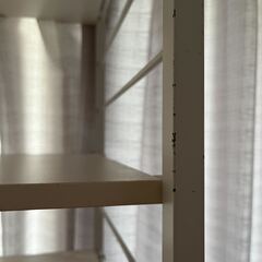ゴミ上レンジラック　幅60cm ホワイト　レンジ台の画像