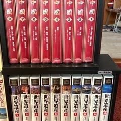 VHSビデオ　NHK名曲アルバム、ユネスコ世界遺産、中国　全38巻➕ビデオデッキの画像