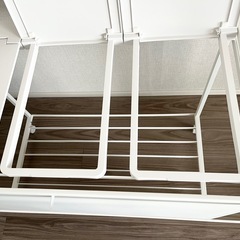 ［ 分別ダストワゴン タワー / 蓋付き / 目隠し / 3分別 ］山崎実業 tower キッチン ゴミ箱 ごみ箱 ダストボックス ゴミ袋ハンガー フタ付き ふた 分別 ゴミ袋ホルダー キャスター付き レジ袋ホルダー 大容量 白 おしゃれ カウンター下 北欧の画像