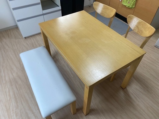 ダイニングテーブル、イスセット