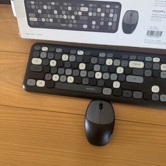 MOPii ワイヤレスキーボード＆マウスセット｜静音・おしゃれデザイン・動作良好の画像