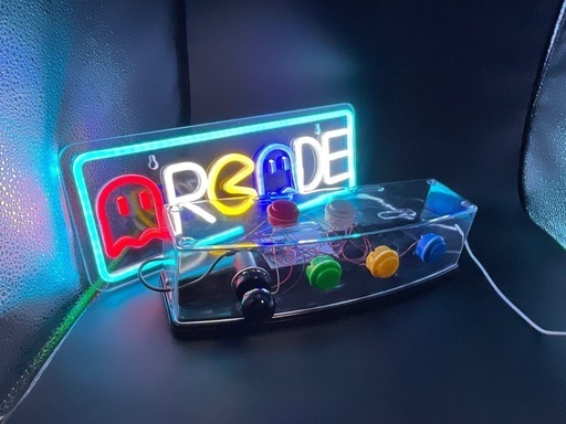 工場 サミタ専用 スロットレバー＋5ボタン 透明筐体 Windows 即プレイ可