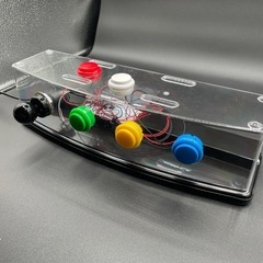 サミタ専用 スロットレバー＋5ボタン 透明筐体 Windows 即プレイ可の画像
