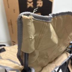 キングキャンプ　折りたたみチェア　破れありの画像