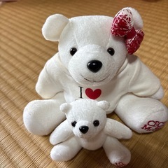 クマ　CECILMCBEE ４匹セット　親子の画像