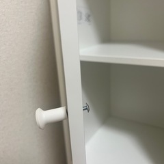 収納棚 ホワイトの画像