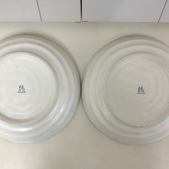 【新品】 京都 たち吉  布目南天 深皿 2枚 磁器 の画像