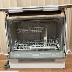 電気食器洗い乾燥機 ・2022年製・Panasonic・NP-TSK1-W・【神奈川県(平塚駅～直線約２０km圏内) 限定販売・送料と設置無料】全国販売 / 発送は致しません・(お買得)➡問い合わせ～3日以内のお約束で5%割引します！・希望者多数でもご対応致します。の画像