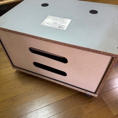 ガラス扉キャスター付きテレビ台 の画像