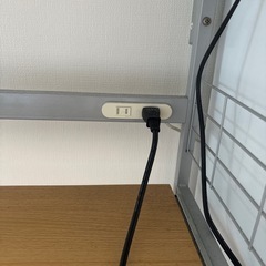 コンセント付き　家電ラックの画像