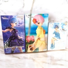 希少‼️フィギア‼ 3体セット　️ Re:ゼロから始める異世界生活　レム　ぬーどるストッパーフィギュア　新品・未開封品の画像