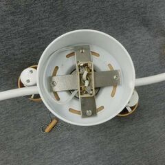 ペンダントライト 4灯 木目シェード 木目×ホワイト ナチュラル CCS-1029 電球無し 口金E17 株式会社キューブ 札幌 西野店の画像
