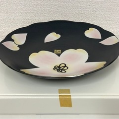 【新品】 美濃焼 花ごころ和皿 直径23cmほど の画像