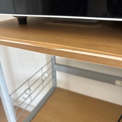 コンセント付き　家電ラックの画像