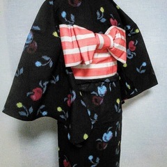 手縫い仕立て　ビンテージ　夏かすり 浴衣　夏着物 レディス浴衣単品　の画像