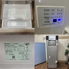 I405 🌈 ジモティー限定価格！ Panasonic 冷蔵庫 (406L) ⭐ 動作確認済 ⭐ クリーニング済の画像