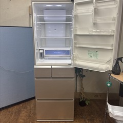I405 🌈 ジモティー限定価格！ Panasonic 冷蔵庫 (406L) ⭐ 動作確認済 ⭐ クリーニング済の画像