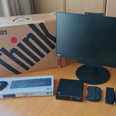 省スペース高性能 デスクトップPCセットの画像