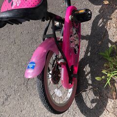 リサイクルショップどりーむ鹿大前店　No.314　子供自転車　ピンク色　ライト無し　ギア無し　カゴ付き♪　エコチャリ番号21794Aの画像