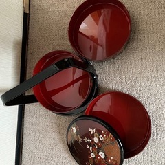 重箱　三段　手提　　丸重　信濃路の画像