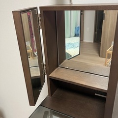 ニトリ　ブラウンドレッサーの画像