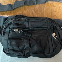 黒色肩からバッグの画像