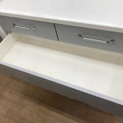 ★リユースのサカイ春日部店★KJ10952 マルミツ レンジ台 グレー H89×W104×D42 クリーニング済みの画像