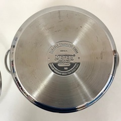 【売却済み】MEYER マイヤー ステンレス鍋 5.7L  ガス/IH両方対応の画像