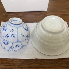 食器セット（お茶碗×2、お椀×2、小どんぶり×1）の画像