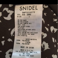 snidel スナイデルの画像