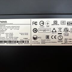リカバリ済動作品 現状渡し Windows 10 Core-i5 HDD-1TB Lenovo デスクトップPCの画像