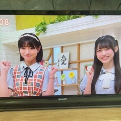 シャープ32型液晶テレビ　テレビ台セットの画像