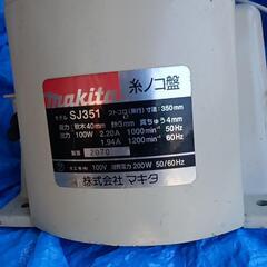 今週売れなければ取り消します。滅多に出ないと思います。　　マキタ糸ノコ盤SJ３５１の画像