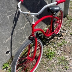 カスタムペイントビーチクルーザー軽メンテ済み乗って帰りますの画像